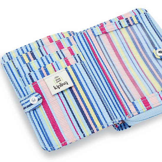 Kipling Money Love Classic Printed Small Wallet Wallets Resort Stripes | AU 2196SG